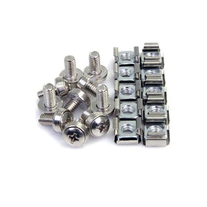 StarTech.com 100 Pkg M6 Mounting Screws and Cage Nuts for Server Rack Cabinet CABSCREWM62 - V&L Canada