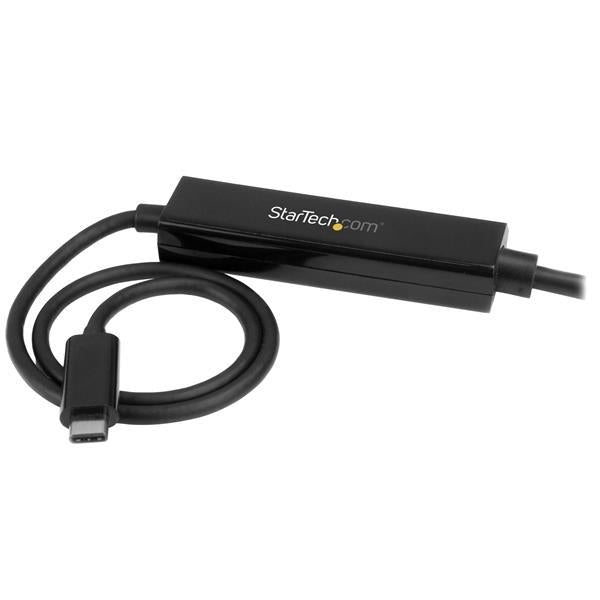 StarTech.com 2 m (6 ft.) USB-C to DVI Cable - 1920 x 1200 - Black ( CDP2DVIMM2MB ) - V&L Canada