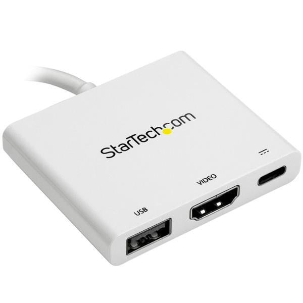 StarTech Accessory USB-C to 4K HDMI Adapter with Power Delivery and USB-A White Retail (CDP2HDUACPW) - V&L Canada