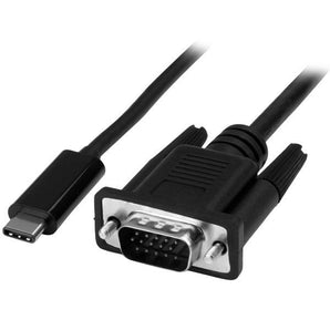 StarTech.com 2 m (6 ft.) USB-C to VGA Cable - 1920 x 1200 - Black CDP2VGAMM2MB - V&L Canada