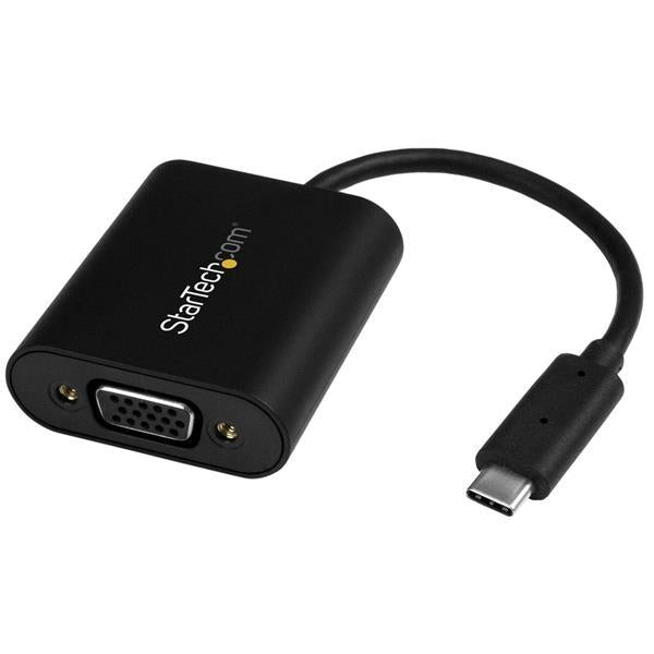 StarTech Accessory CDP2VGASA USB-C to VGA Adapter 1920x1200 with Switch Retail - V&L Canada