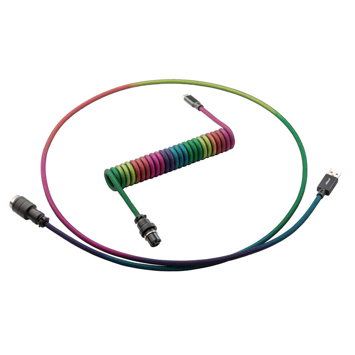CableMod Pro Coiled Keyboard Cable (USB A to USB Type C, 150cm)