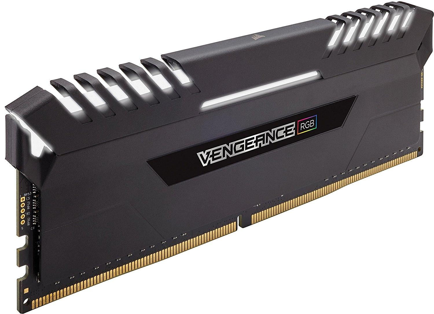 Corsair Vengeance  DDR4, 3000MHz 16GB,  2 x 8GB  , 288 DIMM, Unbuffered, 15-17-17-35, Vengeance Black Heat s (CMR16GX4M2C3000C15) - V&L Canada