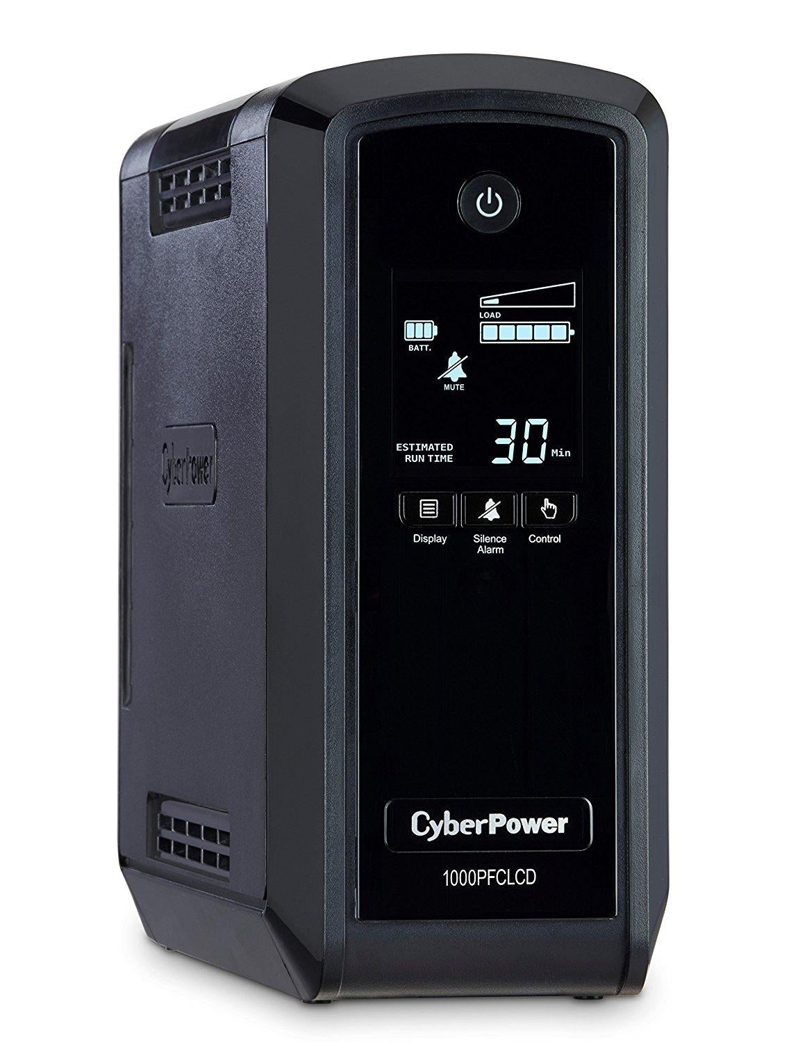 CyberPower CP1000PFCLCD Line-interactive 1000VA 10AC outlet(s) Tower Black uninterruptible power supply (UPS) - V&L Canada