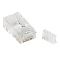 StarTech Accessory  Cat6 RJ45 Modular Plug for Solid Wire 50 Pack Clear Retail (CRJ45C6SOL50) - V&L Canada