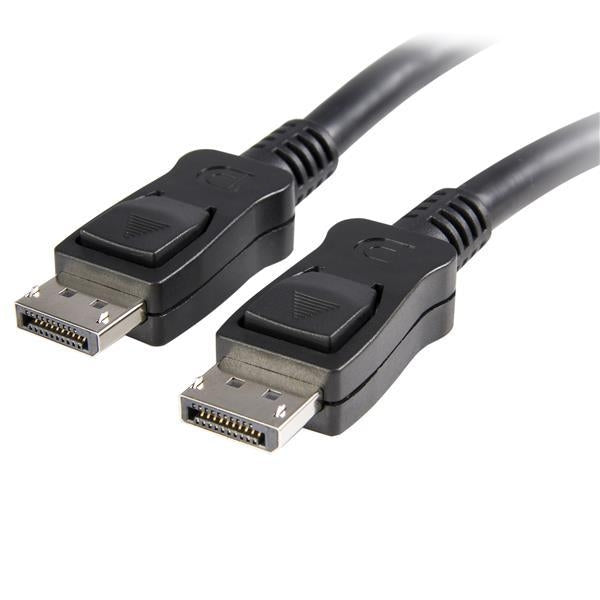 StarTech  1 ft Short DisplayPort 1.2 Cable with Latches M/M – DisplayPort 4k (DISPLPORT1L) - V&L Canada