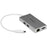 StarTech.com USB-C Multiport Adapter for Laptops - Power Delivery - 4K HDMI - GbE - USB 3.0 - Silver &amp; White DKT30CHPDW - V&L Canada