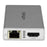 StarTech.com USB-C Multiport Adapter for Laptops - Power Delivery - 4K HDMI - GbE - USB 3.0 - Silver &amp; White DKT30CHPDW - V&L Canada