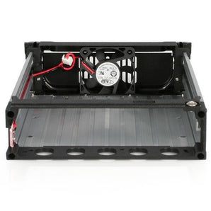 StarTech  Black Aluminum 5.25in Rugged SATA Hard Drive Mobile Rack Drawer (DRW150SATBK) - V&L Canada