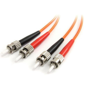 StarTech 2m Multimode 62.5/125 Duplex Fiber Patch Cable ST - ST (FIBSTST2) - V&L Canada