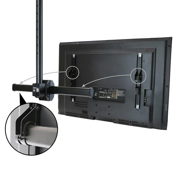 StarTech Accessory Flat-Screen TV Ceiling Mount - Short Pole - Full Motion Retail (FPCEILPTBSP) - V&L Canada