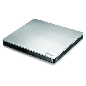 LG Storage GP60NS50 External Slim DVDRW 8X Silver with Software Retail