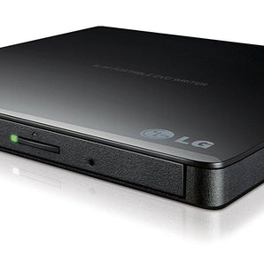 LG Storage GP65NB60 External Slim DVDRW 8X USB Black with Cyberlink Software 9.5mm Retail
