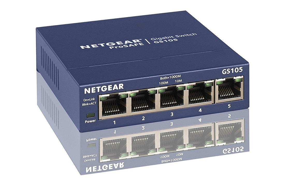 Netgear GS105 Unmanaged network switch (GS105NA) - V&L Canada