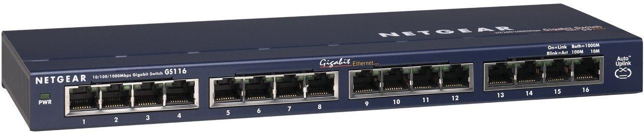 NETGEAR ProSAFE GS116NA 16-Port Gigabit Ethernet Switch (GS116NA) - V&L Canada