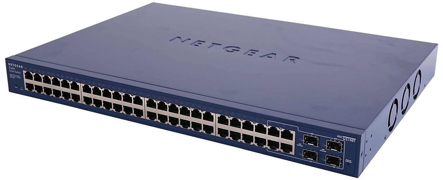 NETGEAR ProSAFE 48-Port Gigabit Smart Switch (GS748T) (GS748T-500NAS) - V&L Canada