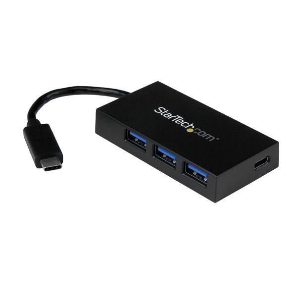 StarTech Accessory  4Port USB3.0 Hub USB-C to 1xUSB-C and 3xUSB-A Retail (HB30C3A1CFB) - V&L Canada