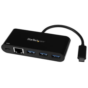 StarTech Accessory  3PT USB-C Hub with Gigabit Ethernet and Power Delivery Retail (HB30C3AGEPD) - V&L Canada