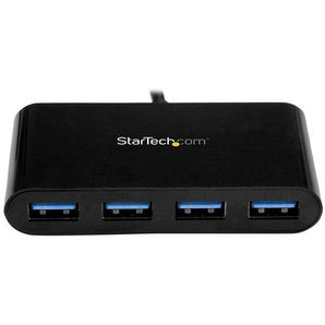 StarTech Accessory 4Port USB 3.0 Hub USB-C to 4x USB-A Bus Powered Black Retail (HB30C4AB) - V&L Canada
