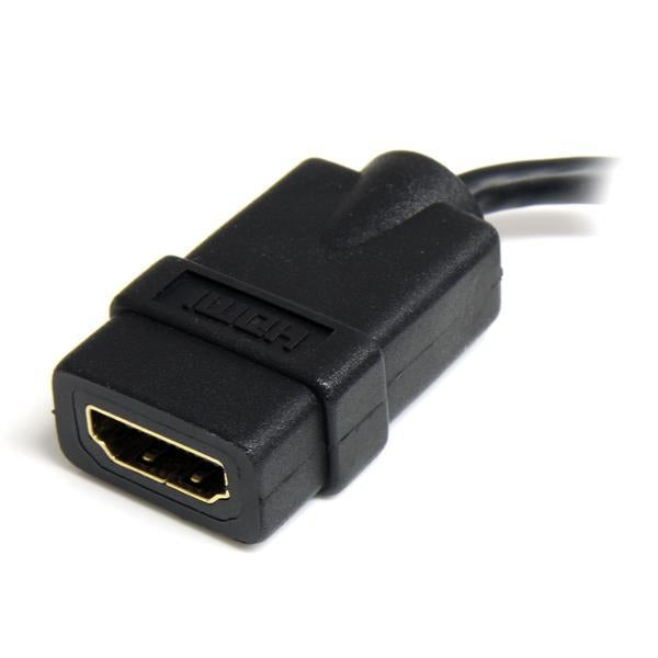StarTech Cable  5inch High Speed HDMI Adapter Cable HDMI to HDMI Micro Female/Male Retail (HDADFM5IN) - V&L Canada