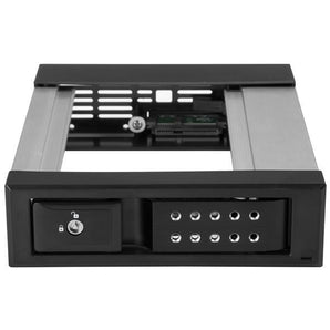 StarTech Accessory MO Racks 5.25 inch to 3.5 inch SATA/SAS Hot Swap Bay Trayless Retail (HSB1SATSASBA) - V&L Canada