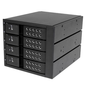 StarTech  4Bay Trayless HS Mobile Rack Backplane f/3.5 SAS/SATA (HSB4SATSASBA) - V&L Canada