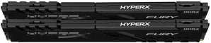 HyperX Kingston 16GB 2666MHz DDR4 CL16 DIMM (Kit of 2) 1Rx8 Fury Black (HX426C16FB3K2/16)