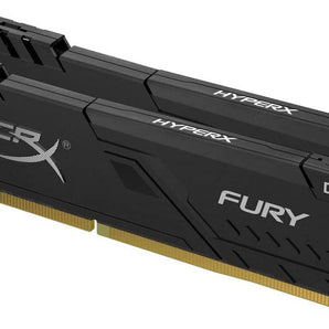 HyperX Kingston 16GB 2666MHz DDR4 CL16 DIMM (Kit of 2) 1Rx8 Fury Black (HX426C16FB3K2/16)