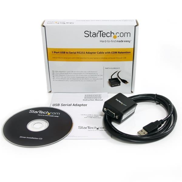 Startech USB to RS-232 Serial Adapter ICUSB2321F - V&L Canada