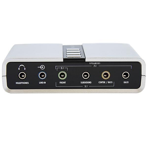 StarTech 7.1 USB Audio Adapter External Sound Card Retail (ICUSBAUDIO7D) - V&L Canada