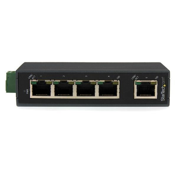 Startech Network Port Industrial Ethernet Switch DIN rail mountable Retail (IES5102) - V&L Canada