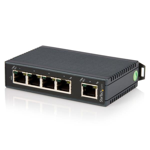 Startech Network Port Industrial Ethernet Switch DIN rail mountable Retail (IES5102) - V&L Canada