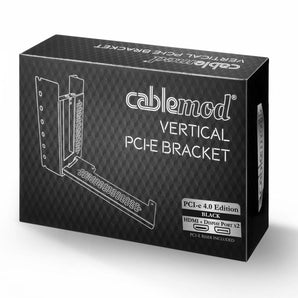 CableMod Vertical PCI-e Bracket PCI-e 4.0 Edition (Black, HDMI + DisplayPort)
