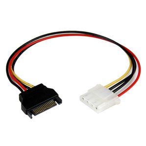 StarTech.com 12in SATA to Molex LP4 Power Cable Adapter - F/M (LP4SATAFM12)