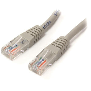 StarTech 100 ft Cat5e Gray Molded RJ45 UTP Cat 5e Patch Cable - 100ft Patch Cord (M45PATCH100G) - V&L Canada