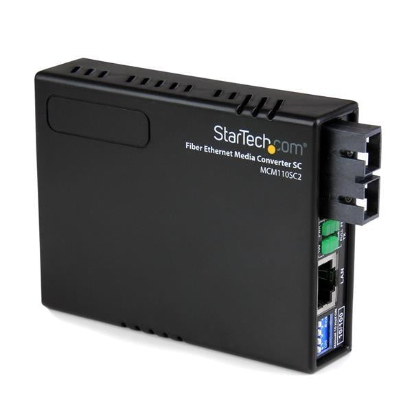 StarTech 10/100 Fiber to Ethernet Media Converter MultiMode Retail (MCM110SC2) - V&L Canada