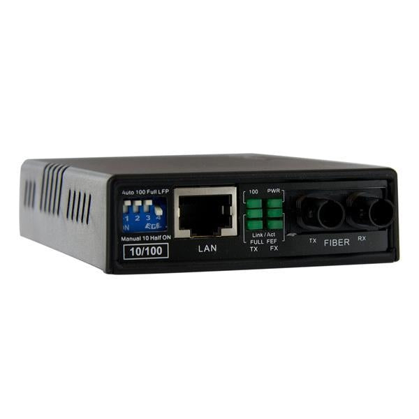 StarTech 10/100 Fiber to Ethernet Media Converter Multi ST Retail (MCM110ST2) - V&L Canada