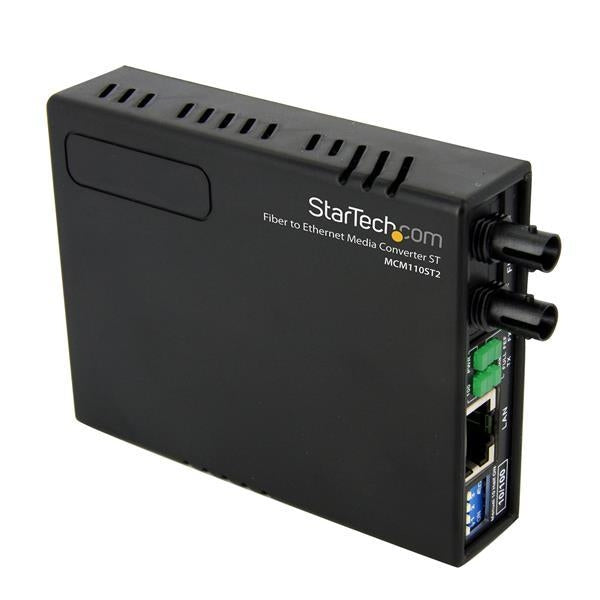 StarTech 10/100 Fiber to Ethernet Media Converter Multi ST Retail (MCM110ST2) - V&L Canada