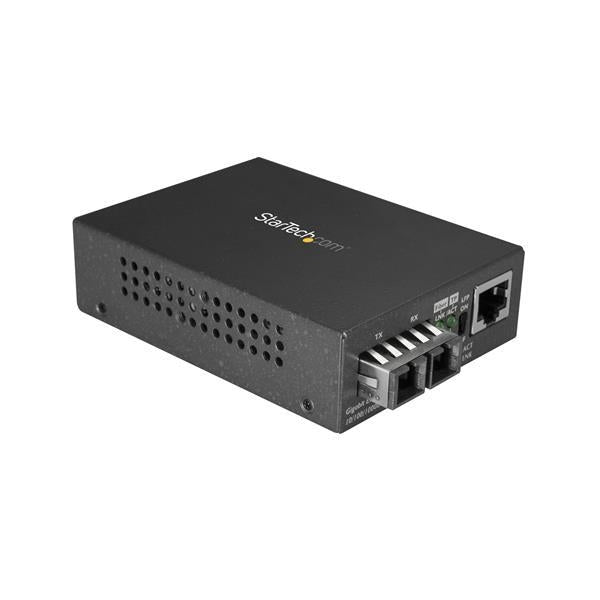 StarTech Gigabit Ethernet to SC Fiber Media Converter - 1000Base-LX - Single-mode - 10 km (MCMGBSCSM10) - V&L Canada