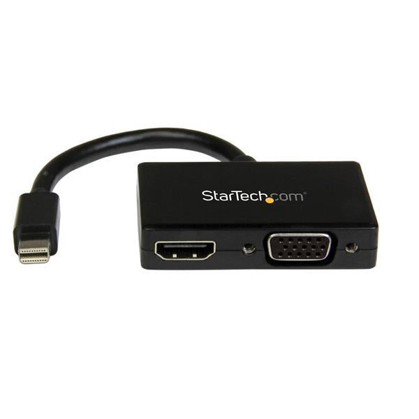 StarTech Accessory  Travel A/V Adapter Mini DisplayPort to HDMI or VGA Converter Retail (MDP2HDVGA) - V&L Canada