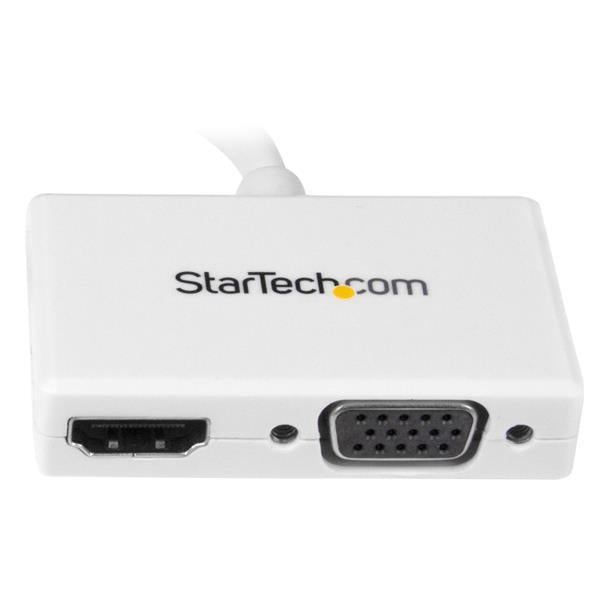 StarTech Accessory  2-in-1 Mini-DisplayPort to HDMI/VGA Converter A/V Adapter Retail (MDP2HDVGAW) - V&L Canada