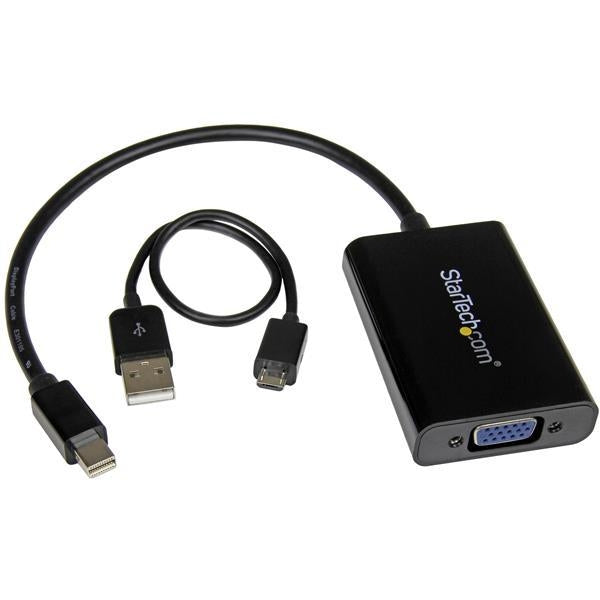 StarTech Accessory Mini DisplayPort to VGA Adapter with Audio Black Retail (MDP2VGAA) - V&L Canada