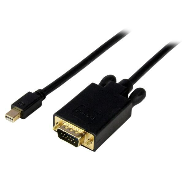 StarTech Cable  6feet Mini DisplayPort to VGA Adapter Converter 1920x1200 Black Retail (MDP2VGAMM6B) - V&L Canada