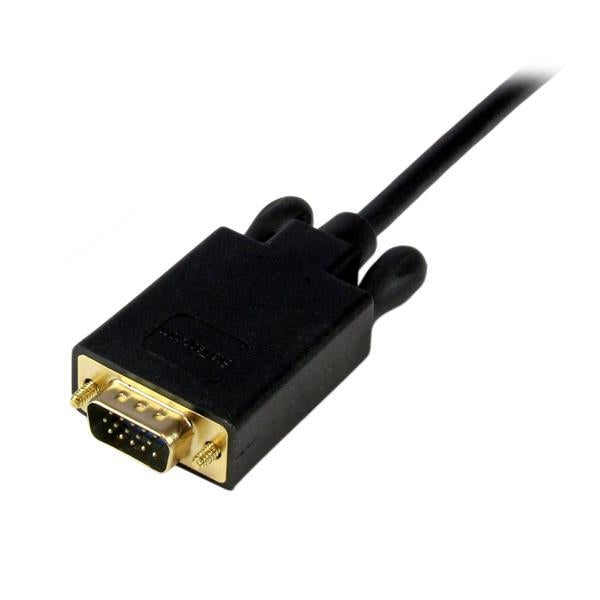 StarTech Cable  6feet Mini DisplayPort to VGA Adapter Converter 1920x1200 Black Retail (MDP2VGAMM6B) - V&L Canada