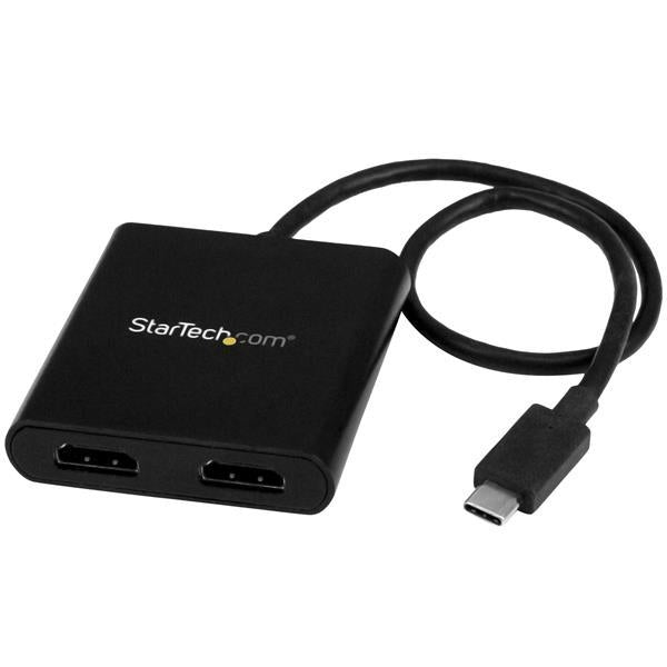 StarTech Accessory  2xPort MST Hub USB-C to Multi-Monitor Splitter Retail (MSTCDP122HD) - V&L Canada
