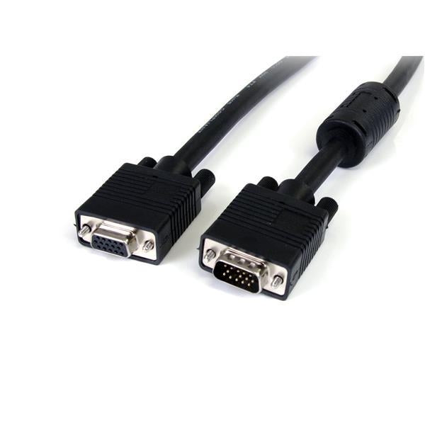 StarTech  15ft Coaxial VGA Monitor Extension Cable-HD15 M/F Retail (MXT105HQ) - V&L Canada
