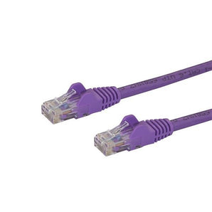 StarTech Cat6 patch cable with snagless RJ45 connectors – 100 ft, purple (N6PATCH100PL) - V&L Canada