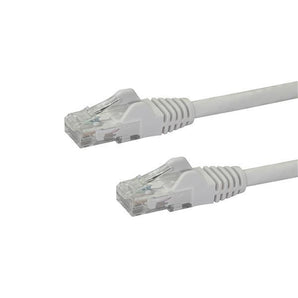 StarTech Cable 50ft Cat6 Patch Cable with Snagless RJ45 Connectors White Retail (N6PATCH50WH) - V&L Canada