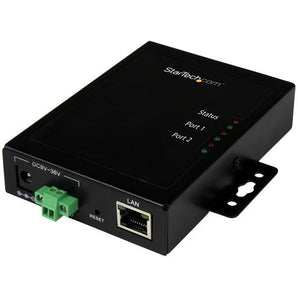 StarTech 2-Port Serial-to-IP Ethernet Device Server - RS232 - Metal and Mountable (NETRS2322P) - V&L Canada