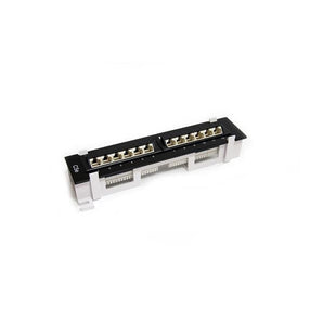 StarTech 1U 12 Port Wall Mount Cat5e 110 Patch Panel - 45 Degree (PANEL4512) - V&L Canada